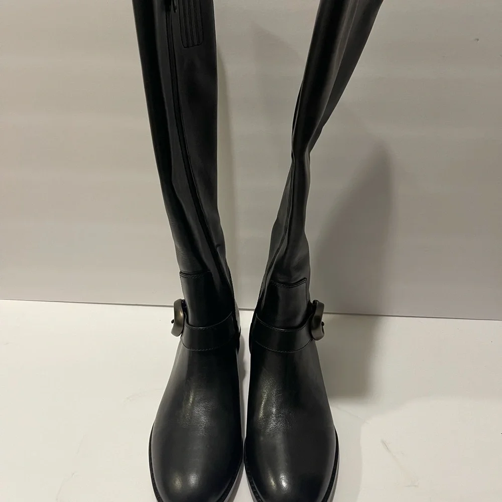 Coach Black Over the Knee Boots